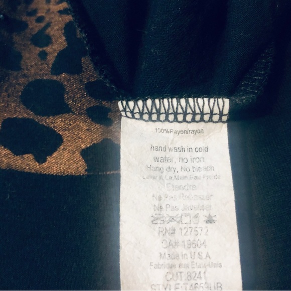 [URBAN BEHAVIOUR] Cheetah Heart Top - Picture 4 of 5